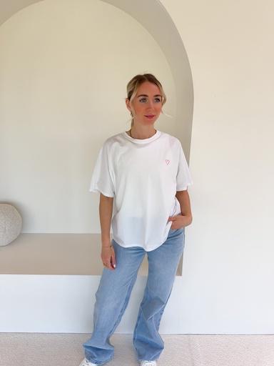 [52056-white] Tshirt Lovina