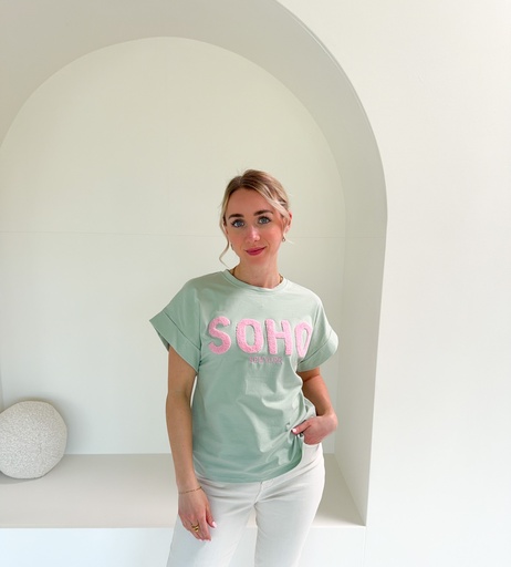 [R9791-mint] Tshirt Soho